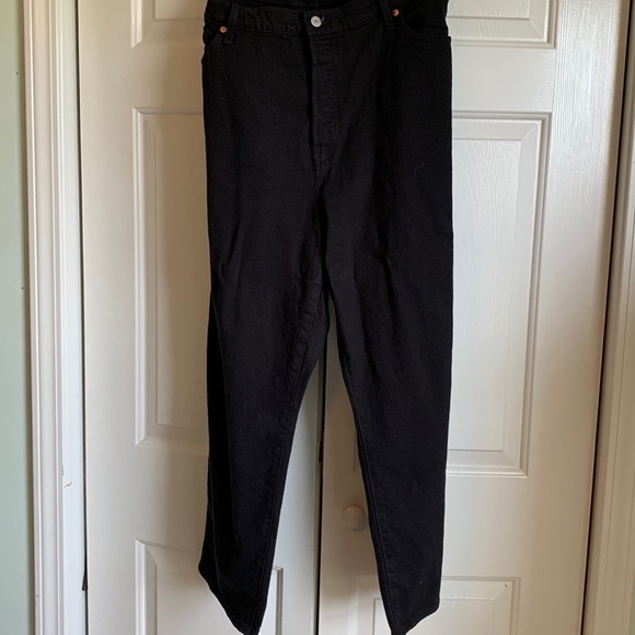 Levis Wedgie Fit Straight 22W plus size button fly jeans - Picture 8 of 9